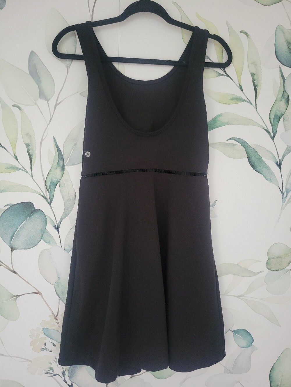 Black Sleeveless Fit-and-Flare Dress